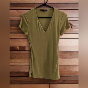 Women’s Green Short Seeve Top- Small